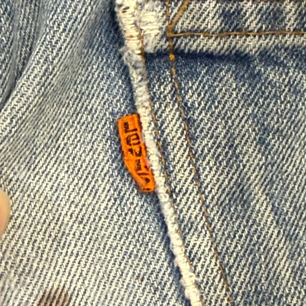 True Vintage 70s Levis 505 Orange Tabs Mens Vintage Denim Jeans W30 L31 Straight